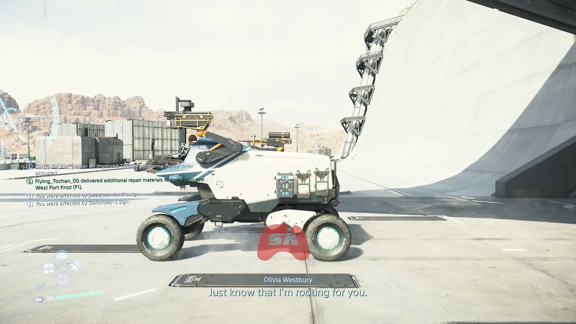 Pickup Off-Roader in Death Stranding 2 (Image via Sportskeeda Gaming // Sony Interactive Entertainment)